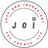 Circular logo for JOI Pet Treats with text and a paw print.