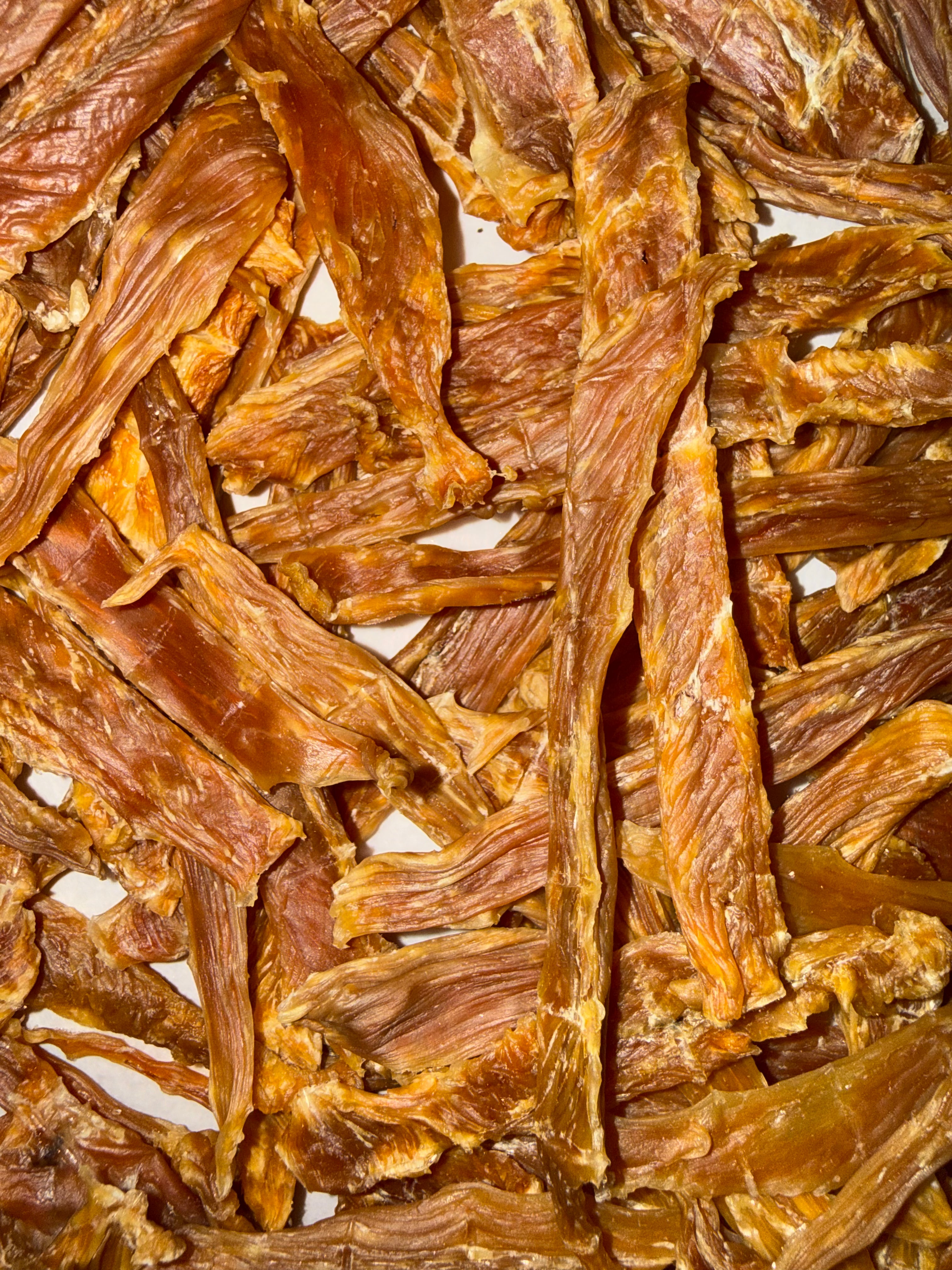 Close-up of dehydrated chicken breast